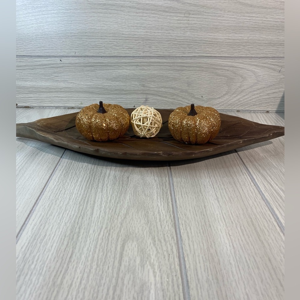 HD Designs Autumn fields porcelain leaf for decoration